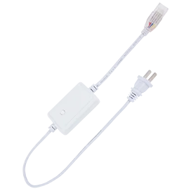 Контроллер Ecola для RGB ленты 220V 200W 0,9A 14x7 IP68 с кабелем, разъемом и вилкой CH1402KSB