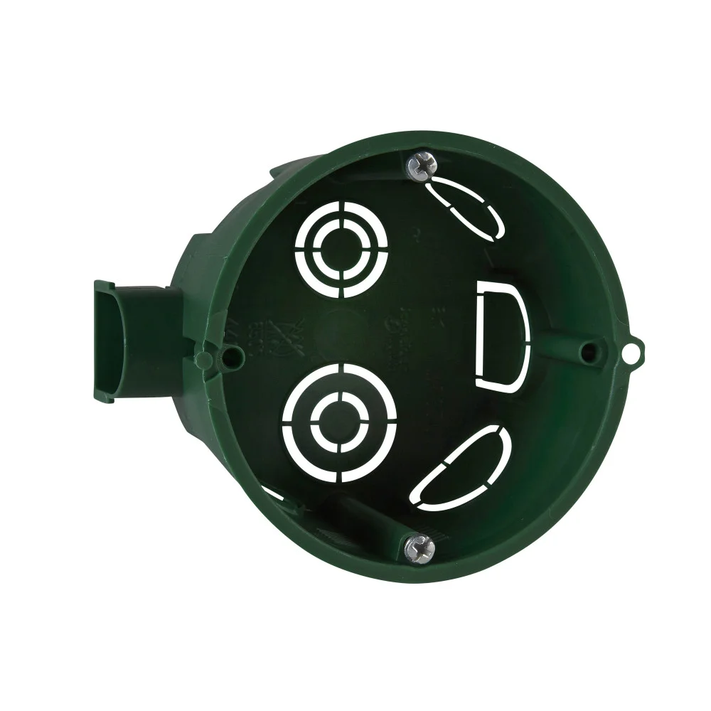 Коробка установочная (подрозетник) под бетон d68*45 (соединитель в компл.) SchE IP30 IMT35100 зелена
