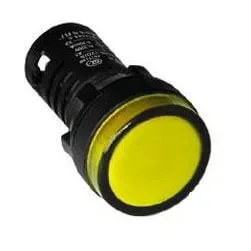 Лампа AD16-22DS(LED) матрица d22мм желтый 220В AC (ANDELI)