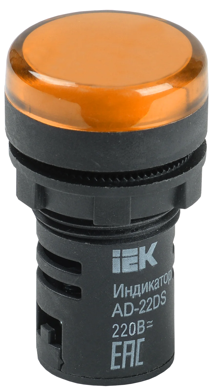 Лампа AD22DS(LED) матрица d22мм.(желтый) 230V ИЭК