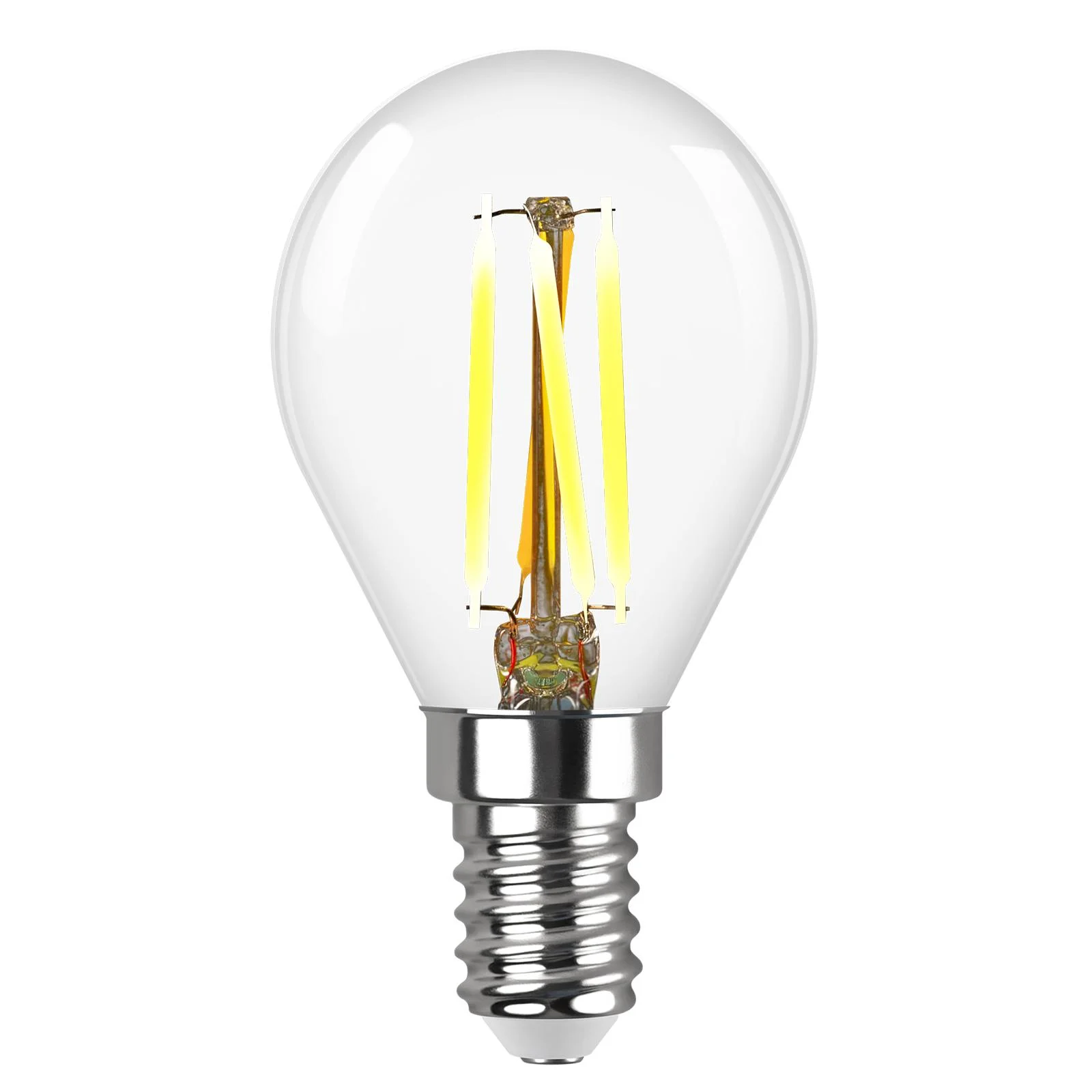 Лампа filament, шар, FG45, 7Вт, E14, 2700K, 695Лм, 230В