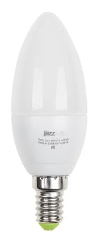 Лампа LED 5W E14 PLED-ECO-C37 Е14 3000K 230V JazzWay свеча матов 400Lm
