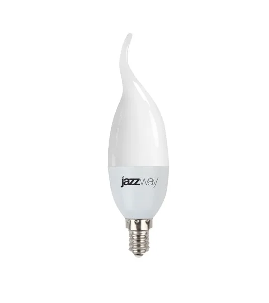 Лампа LED 7W E14 CA37 4000K 230V JazzWay свеча на ветру матовая 530Lm 1027917