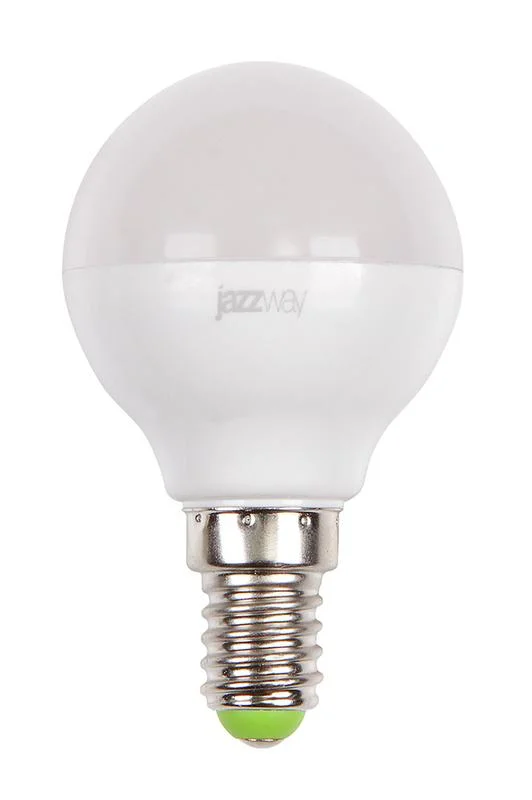 Лампа LED 7W E14 G45 4000K 230V JazzWay шар матовый 530Lm