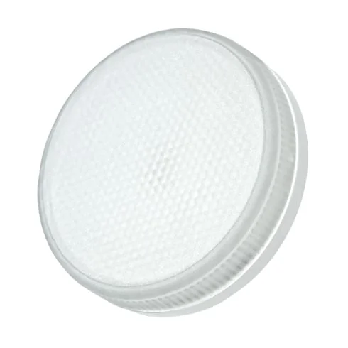 Лампа LED GX53 6W Jazzway 3000K 220V (таблетка) 460Lm 230V PLED-ECO матовое.стекло (FROST)