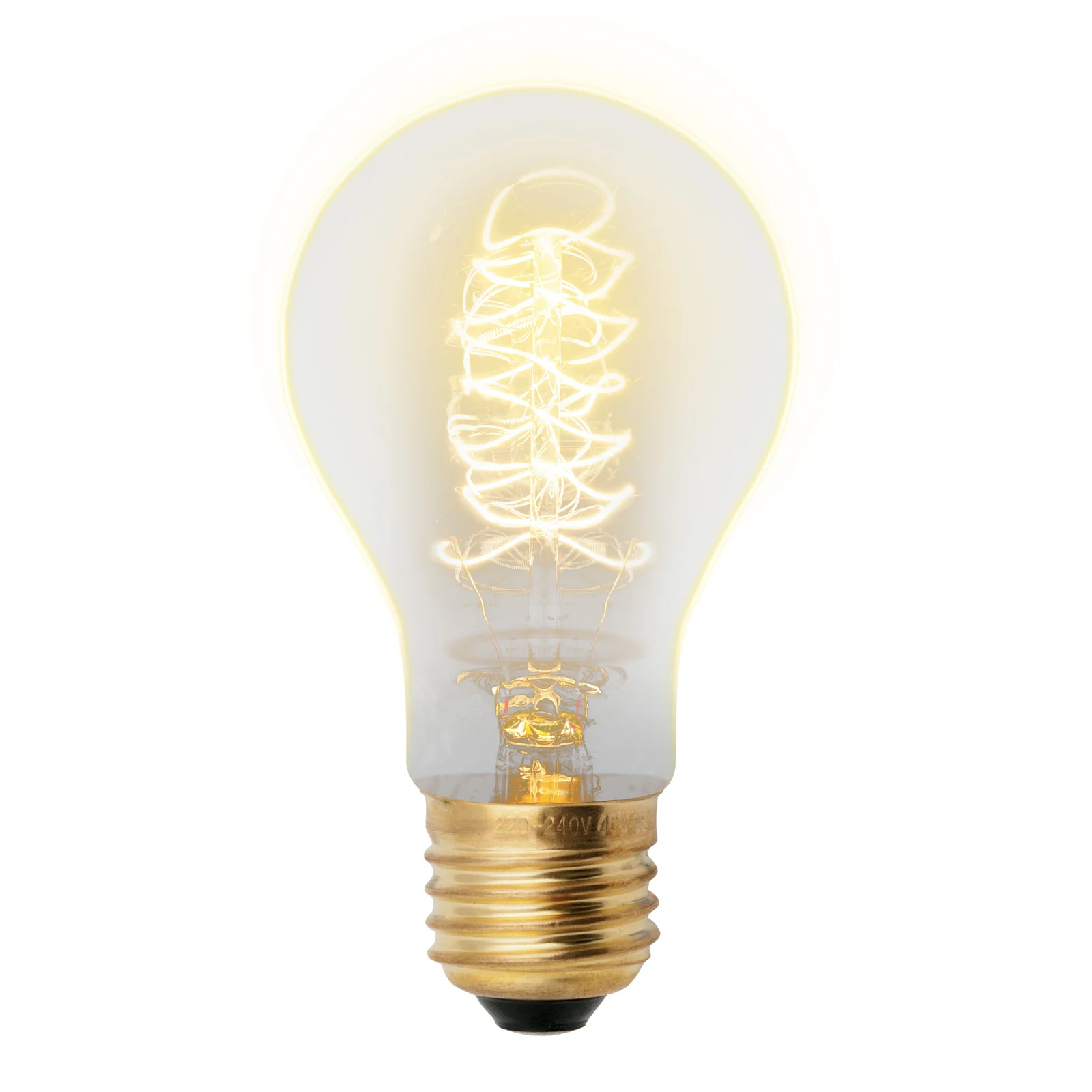Лампа накаливания 40W IL-V-A60-40/GOLDEN/E27 CW01 Vintage Форма «A» Uniel арт. UL-00000475