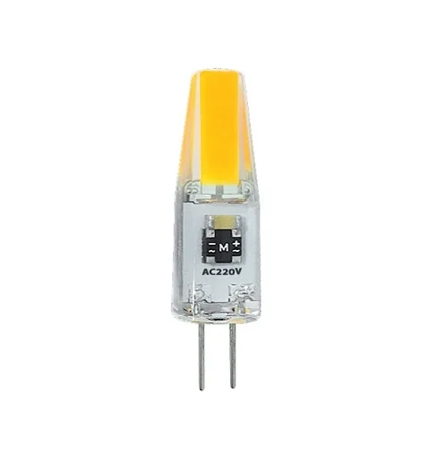 Лампа PLED-G4 COB 3w 240Lm 3000K 220В (силикон d10*38мм) Jazzway