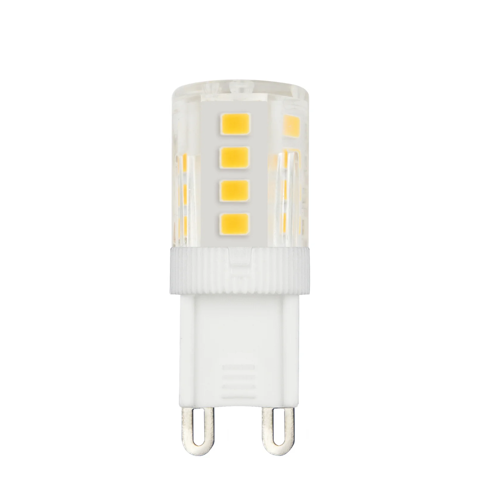 Лампа светодиодная 4.5W G9 прозрачная, Белый свет (4000K) VolpeLED-JCD-4,5W/4000K/G9/CL/SLS