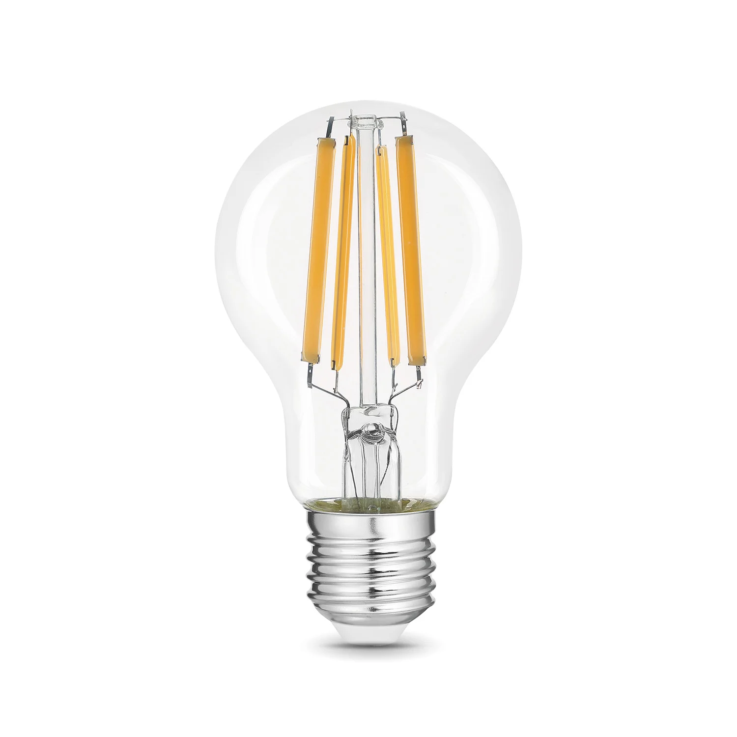 Лампа светодиодная филаментная LED 20 Вт 1800 лм 2700К А60 груша теплый E27 AC 220В прозрачная колба Black Filament