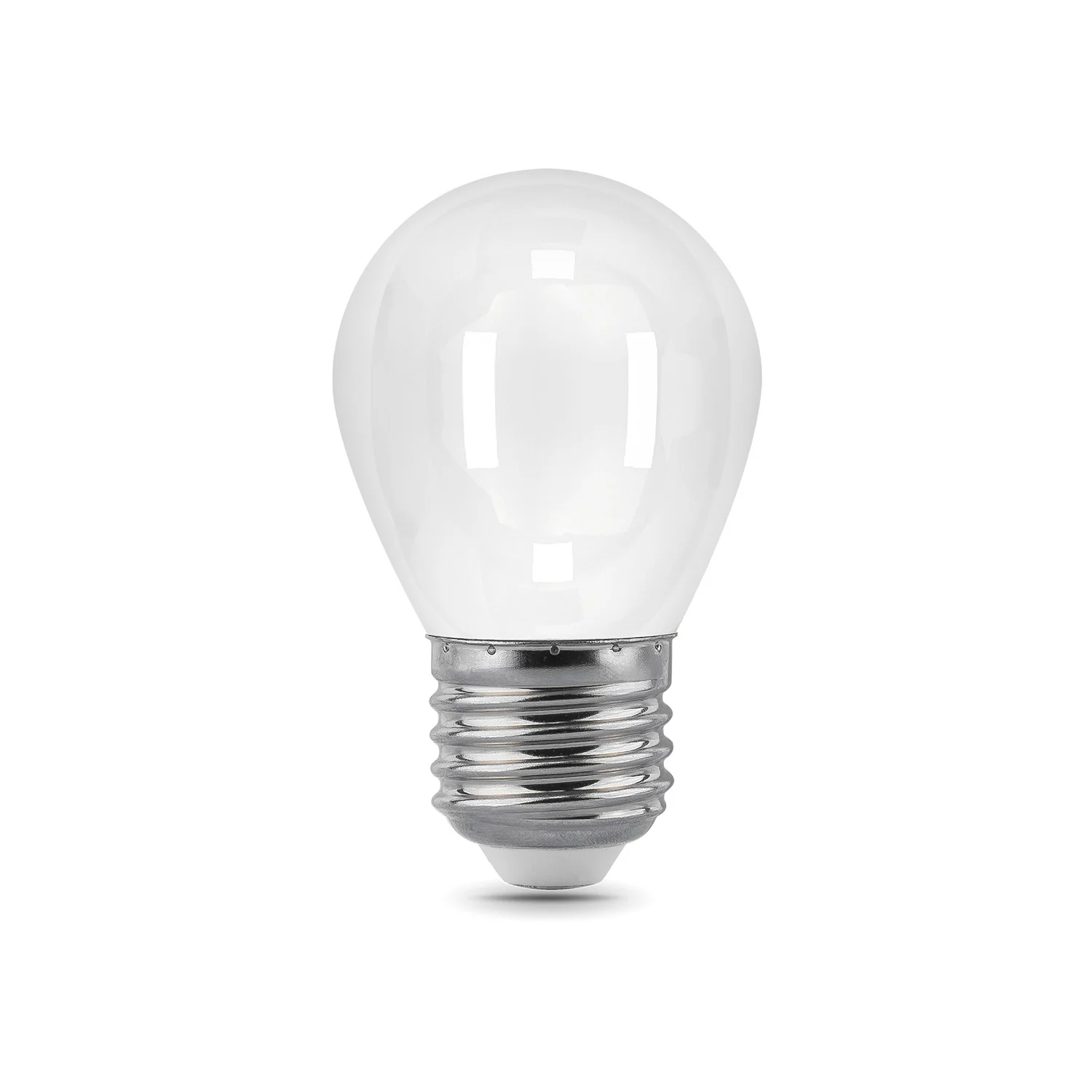 Лампа светодиодная филаментная LED 9 Вт 610 лм 4100К шар P45 нейтральный E27 AC 220В матовая колба диммируемая Black Filament