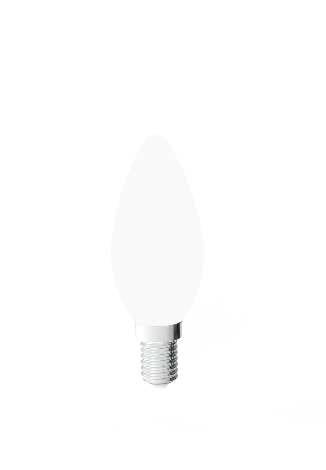 Лампа светодиодная филаментная LED 9 Вт 610 лм 4100К свеча нейтральный E14 AC 220В матовая колба диммируемая Black Filament
