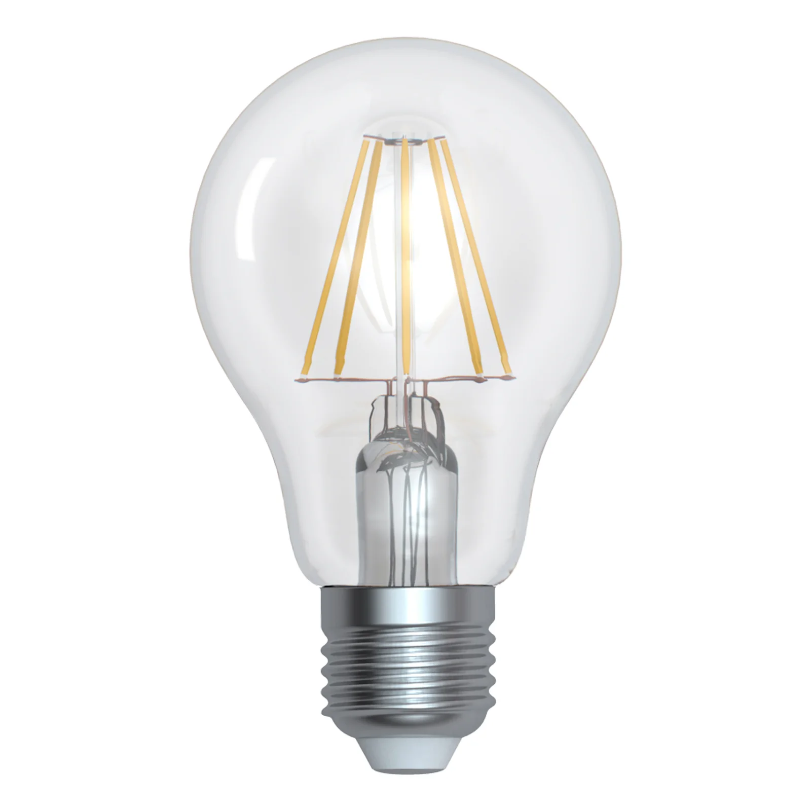 Лампа светодиодная Форма A прозрачная Серия Sky Белый свет (4000K) LED-A60-12W/4000K/E27/CL PLS02WH