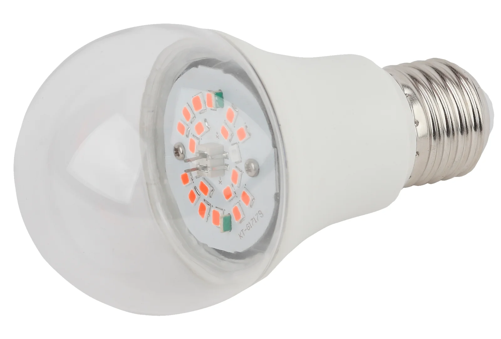 Лампа светодиодная лампа для рассады тип А60, 10 Вт, 220-240V FITO-10W-RB-E27-K