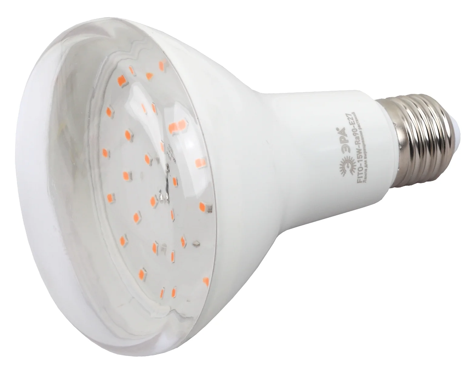 Лампа светодиодная лампа для растений тип BR30,15 Вт, 220-240V FITO-15W-Ra90-E27
