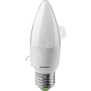 Лампа светодиодная LED 10вт Е27 теплый матовая свеча