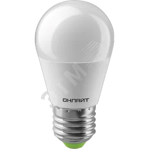 Лампа светодиодная LED 10вт E27 теплый матовый шар PROMO