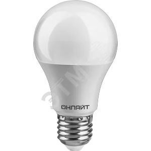 Лампа светодиодная LED 10вт E27 теплый PROMO