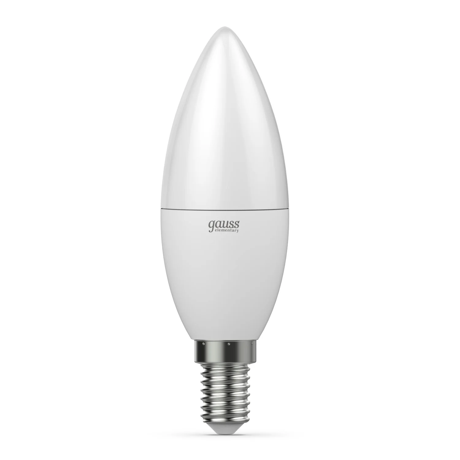 Лампа светодиодная LED 12 Вт 950 лм 6500К свеча холодный E14 AC 220В Elementary