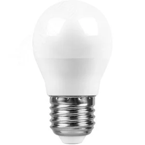 Лампа светодиодная LED 13вт Е27 теплый матовый шар