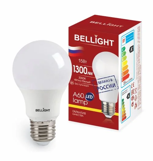 Лампа светодиодная LED 15Вт Е27 220 3000К 1300Лм