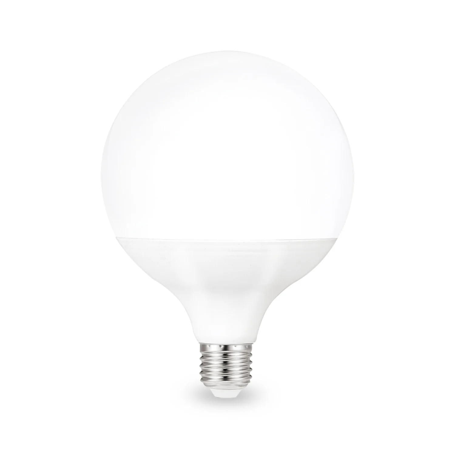 Лампа светодиодная LED 22 Вт 1800 лм 3000К шар G125 теплый E27 AC 220В Black