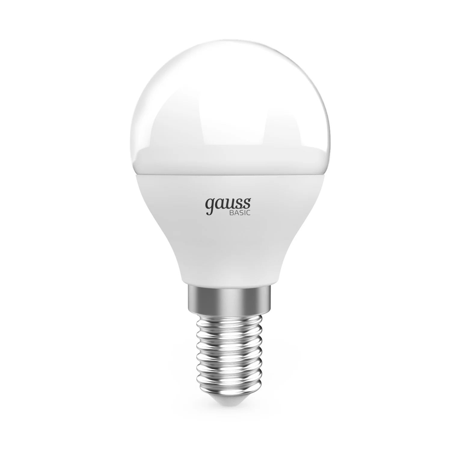 Лампа светодиодная LED 5.5 Вт 525 лм 3000К шар P45 теплый E14 AC 220В (промоупаковка 3 лампы) Basic