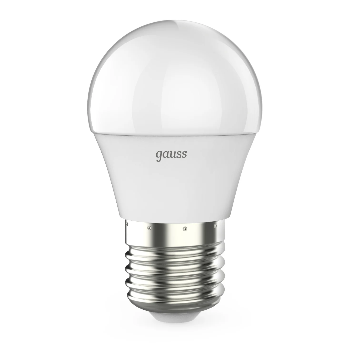 Лампа светодиодная LED 6.5 Вт 520 лм 3000К шар P45 теплый E27 AC 220В Black