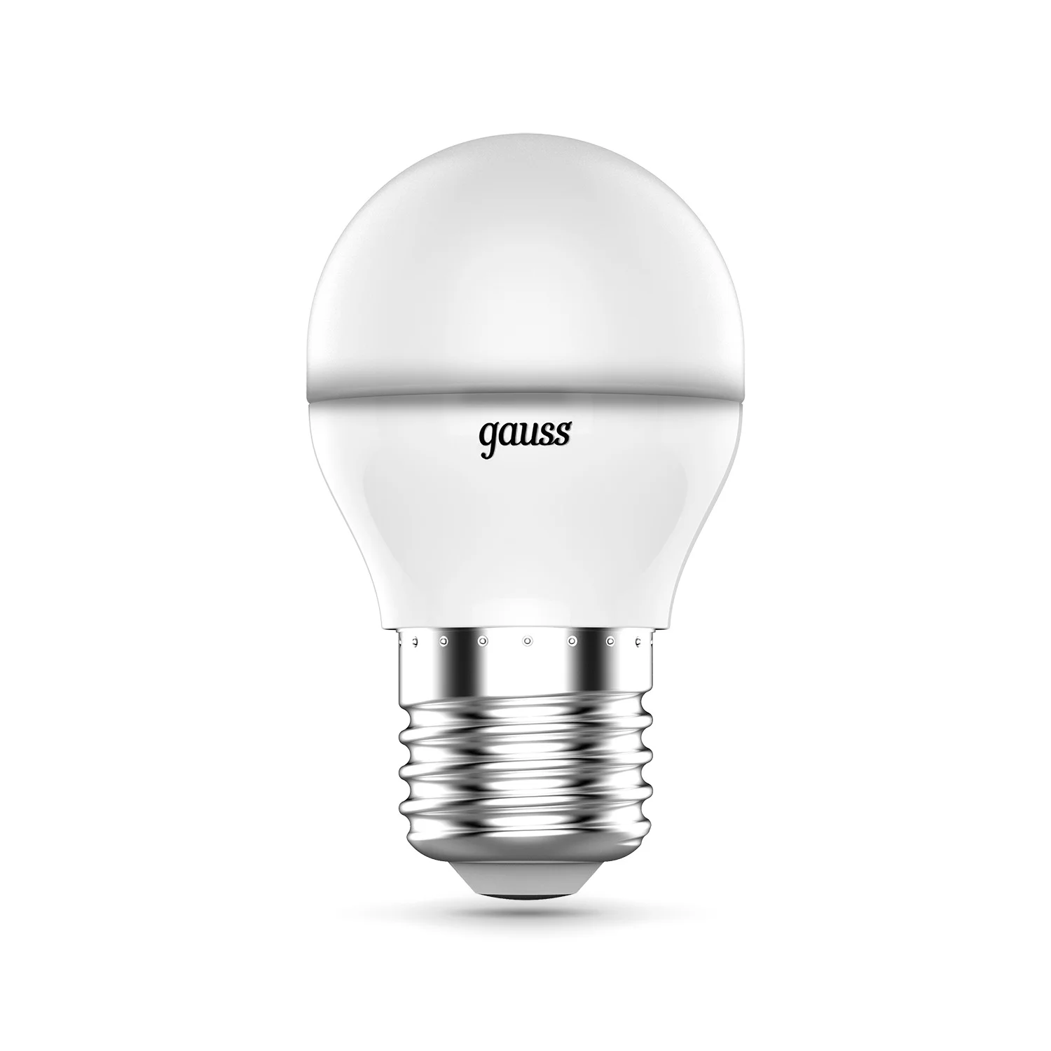Лампа светодиодная LED 6 Вт 440 лм RGBW шар P45 E27 AC 220В RGBW и диммирование от пульта Black