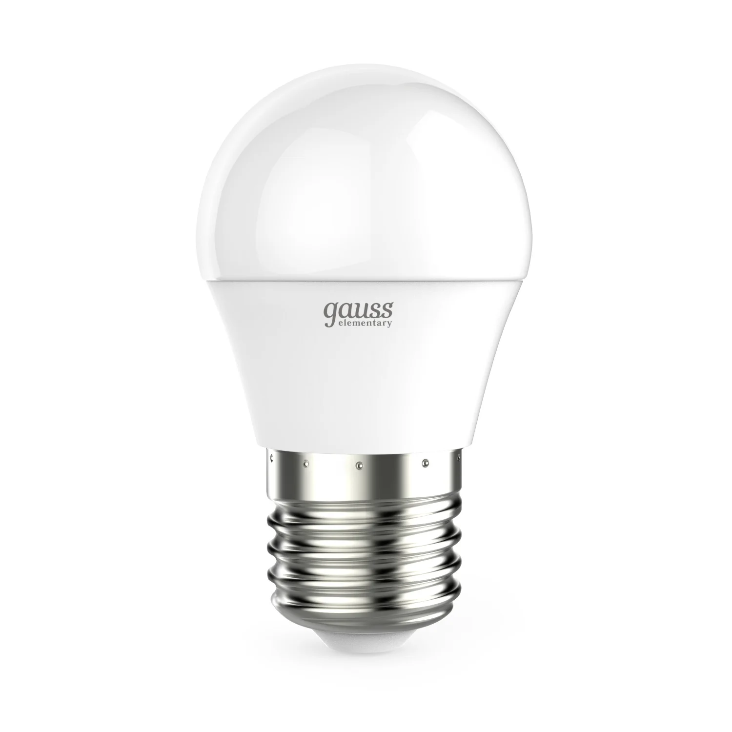 Лампа светодиодная LED 6 Вт 470 лм 6500К шар P45 холодный E27 AC 220В Elementary