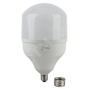 Лампа светодиодная LED 65 Вт 5200Лм 4000К T160 нейтральный E27/E40 (переходник) 170-265В LED POWER T160-65W-4000-E27/E40