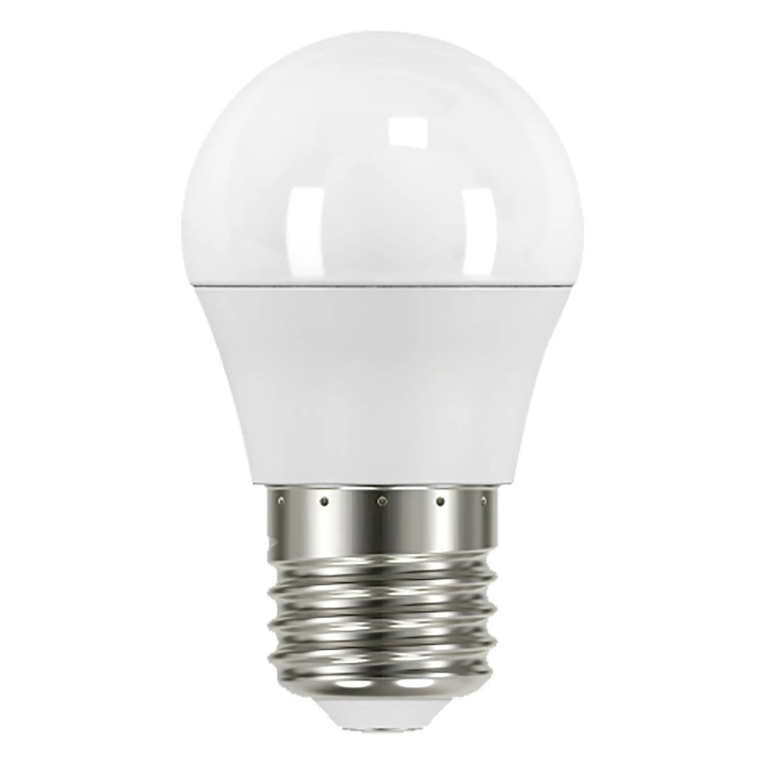 Лампа светодиодная LED 7 Вт 550 лм 6500К шар P45 холодный E27 AC 220В шаговое диммирование выключателем Black