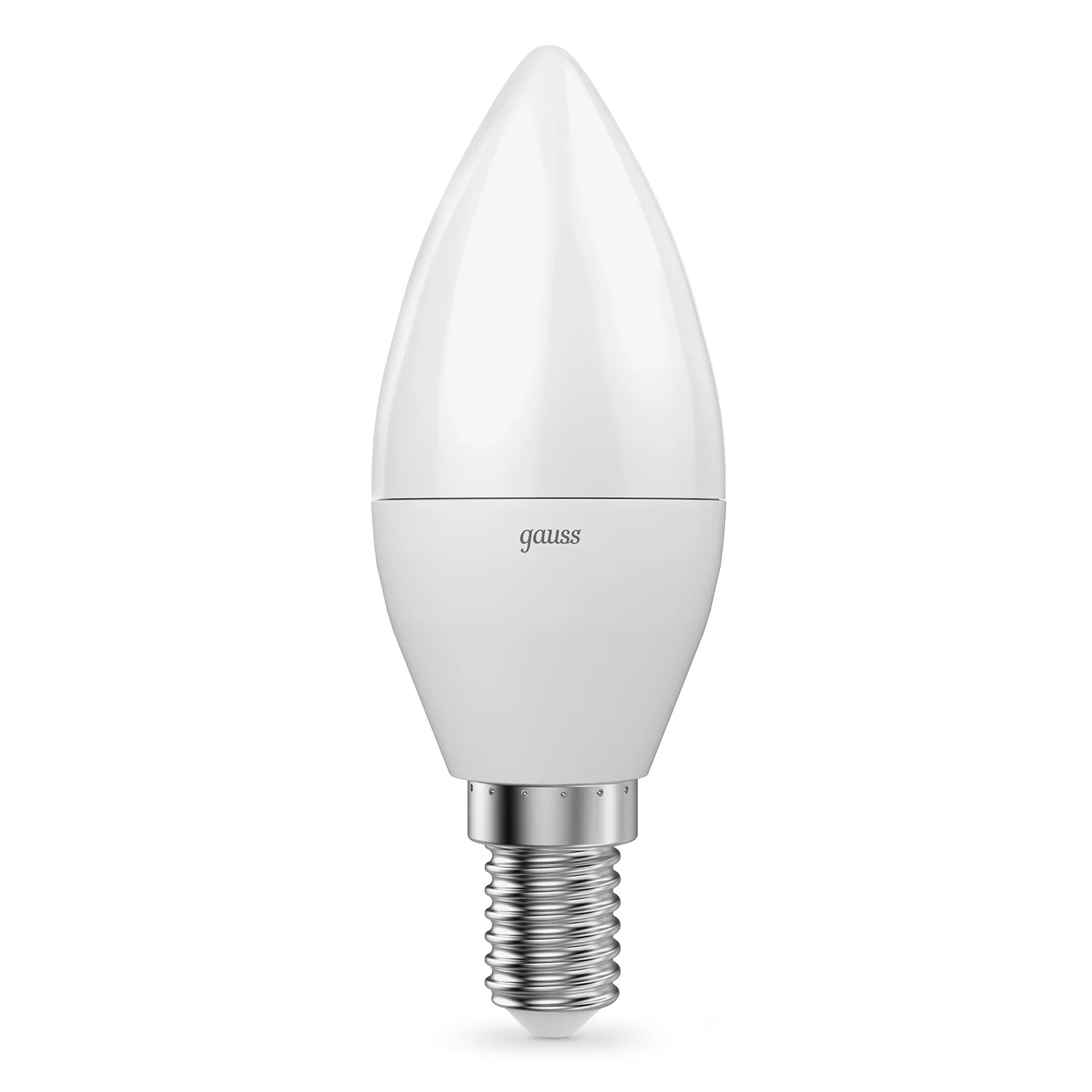 Лампа светодиодная LED 7 Вт 560 лм 3000К свеча теплый E14 AC 220В диммируемая Black