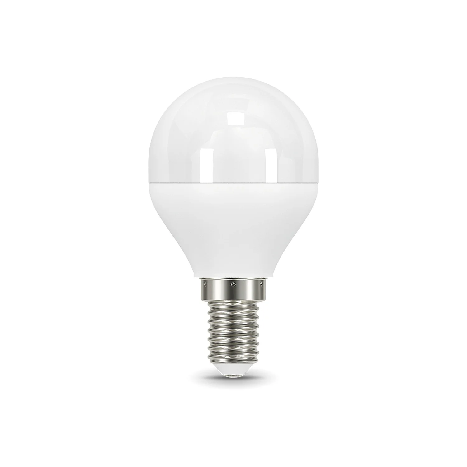 Лампа светодиодная LED 7 Вт 590 лм 6500К шар P45 холодный E14 AC 220В диммируемая Black