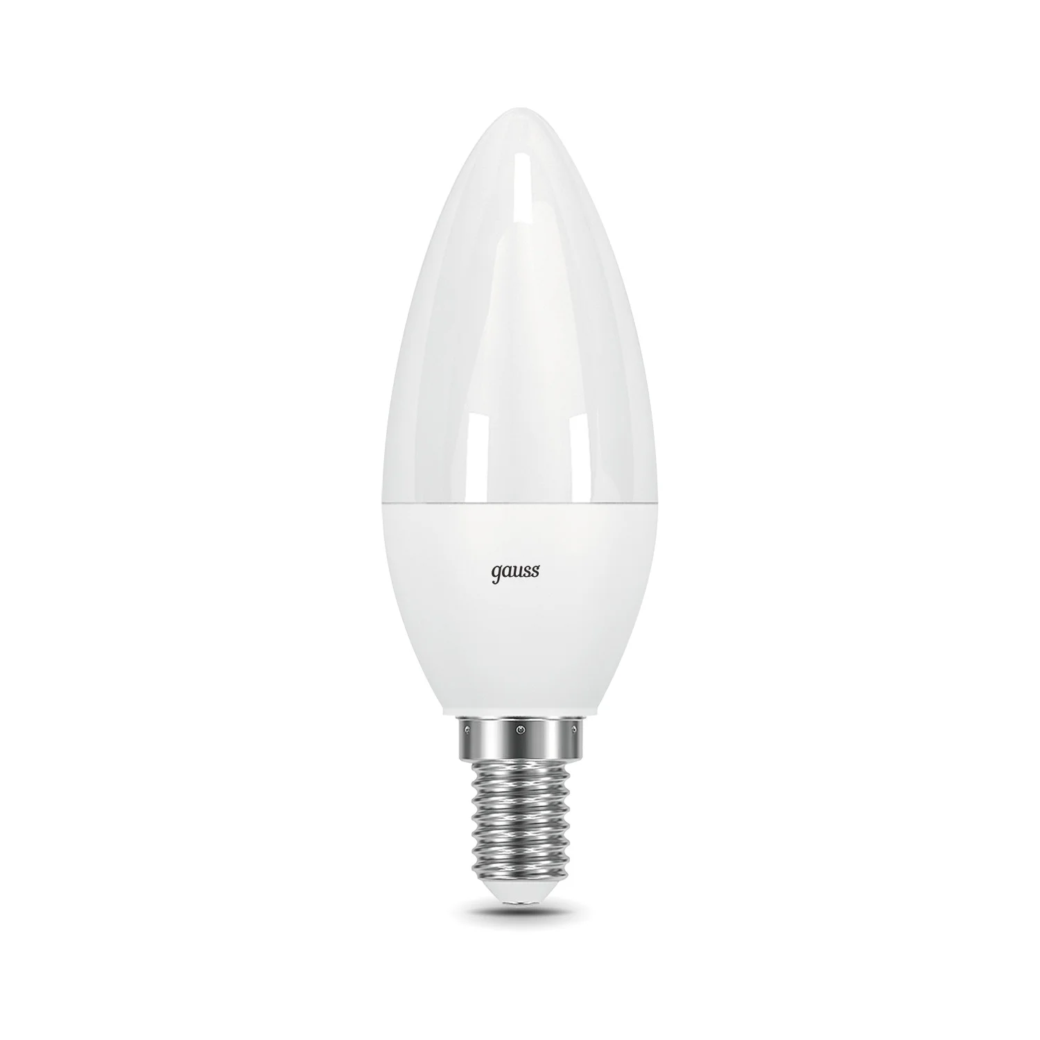 Лампа светодиодная LED 7 Вт 590 лм 6500К свеча холодный E14 AC 220В диммируемая Black