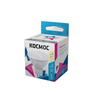 Лампа светодиодная LED 8.5Вт JCDR 220В GU5.3 D50x45 3000K теплый 720 лм