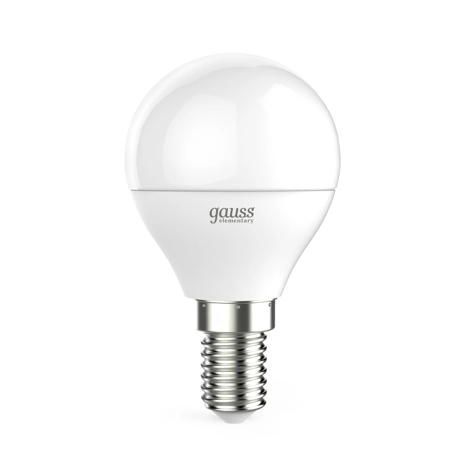 Лампа светодиодная LED 8 Вт 540 лм 4100К шар P45 нейтральный E14 AC 220В Elementary