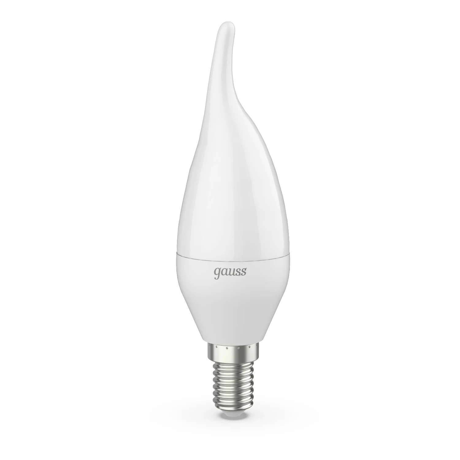 Лампа светодиодная LED 9.5 Вт 890 лм 3000К свеча на ветру теплый E14 AC 220В Black