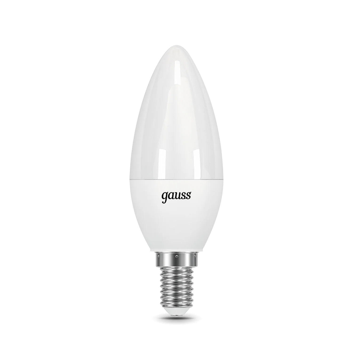 Лампа светодиодная LED 9.5 Вт 950 лм 6500К свеча холодный E14 AC 220В Black