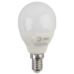 Лампа светодиодная LED 9 Вт 720Лм 6000К шар холодный E14 170-265В LED P45-9W-860-E14 Standart