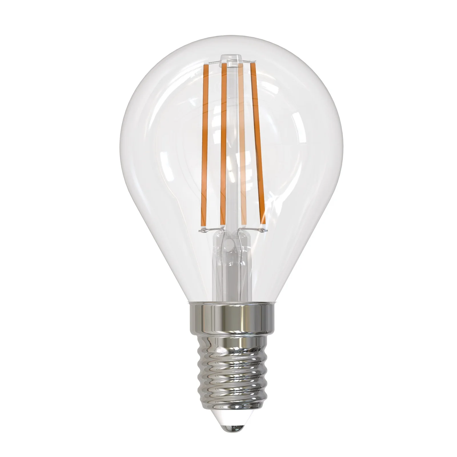 Лампа светодиодная LED-G45-9W/3000K/E14/CL PLS02WH Форма шар прозрачная Sky Теплый (3000К) Картон