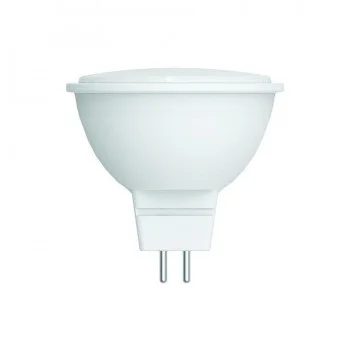Лампа светодиодная LED-JCDR-5W/4000K/GU53/FR/SLS Форма JCDR матовая Белый свет (4000K) ТМ Volpe