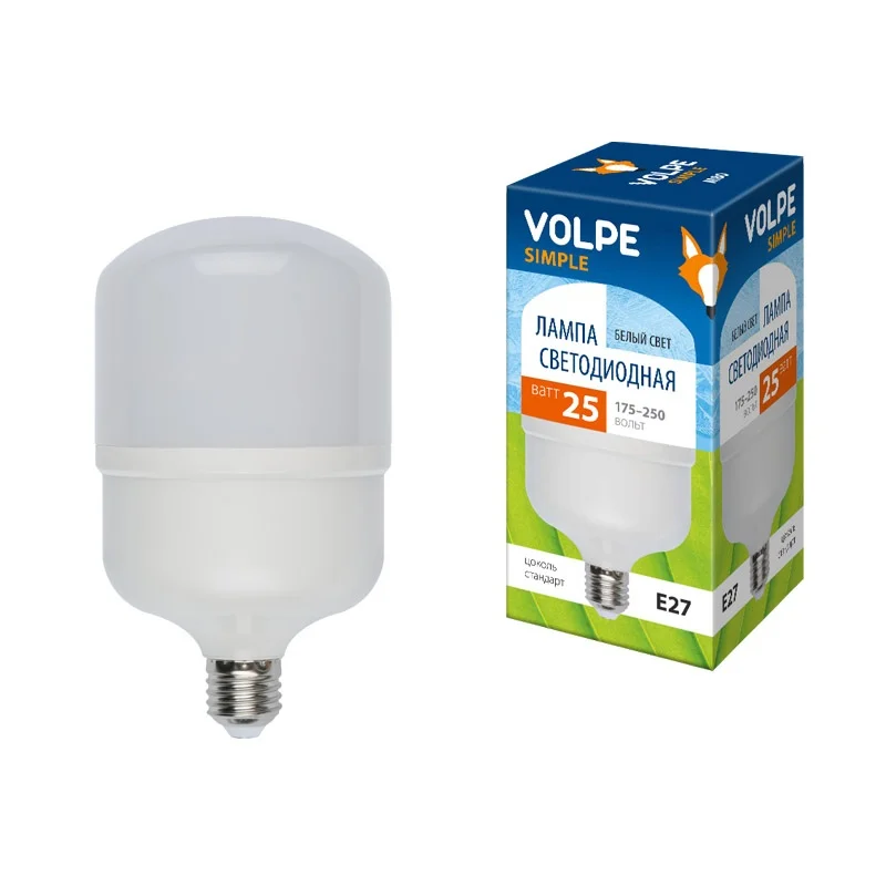 Лампа светодиодная LED-M80-30W/DW/E27/FR/S матовая, Simple, дневной свет (6500K)