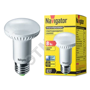 Лампа светодиодная LED рефлекторная 8вт Е27 R63 дневной