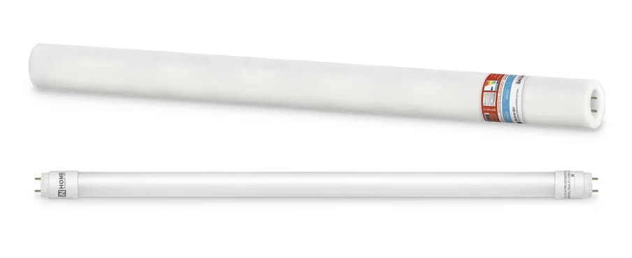Лампа светодиодная LED-T8-М-PRO 10Вт 230В G13 6500К 1000Лм 600мм матовая неповоротная IN HOME