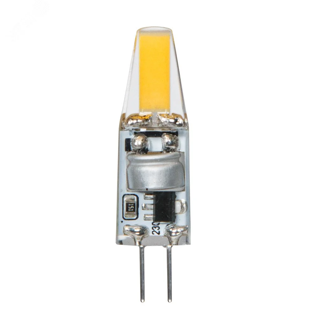 Лампа светодиодная LUGO Капсульная 1.5W 140Lm 3000К G4 Силикон Прозрачный