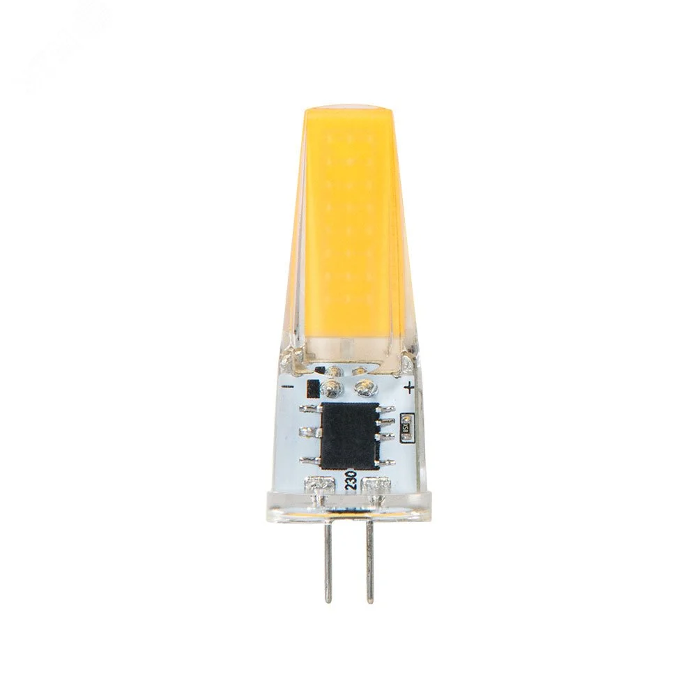 Лампа светодиодная LUGO Капсульная 2.5W 230Lm 3000К G4 Силикон Прозрачный