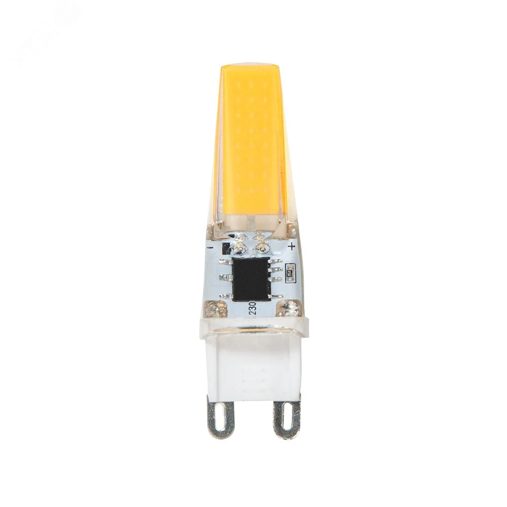 Лампа светодиодная LUGO Капсульная 2.5W 230Lm 3000К G9 Силикон Прозрачный