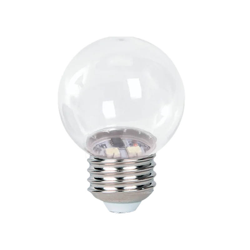 Лампа светодиодная шар прозрачный PLED- ECO- G45 3w E27 2700K CLEAR