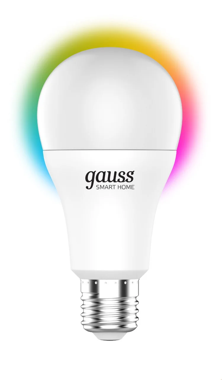 Лампа светодиодная умная SMD LED 8.5 Вт 806 лм RGBW E27 AC 220В IP20 RGBW изменение цветовой температуры и диммирование управление по Wi-Fi Smart Home