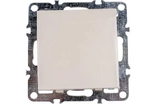 Механизм розетки 1-м с/з с крышкой Эрна 16А IP44 (слоновая кость) Stekker PST16-9112-02